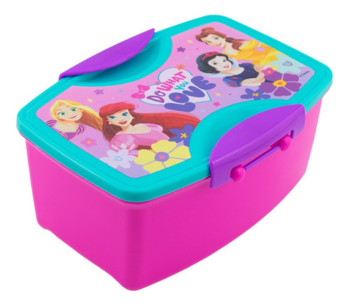 Contenedor Escolar Infantil Disney Princesas Sandwich Lunch