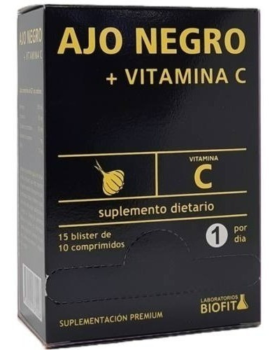 Ajo Negro + Vitamina C 150 Comprimidos Biofit