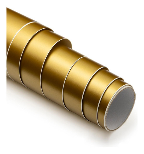 Adesivo Vinil Color Pop Fosco - Dourado - Mimo