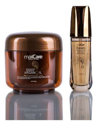 Crema Capilar Nutritiva + Aceite De Argan Maxcare