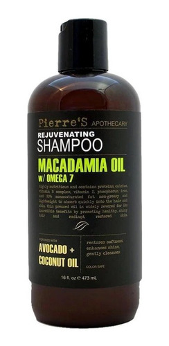Shampoo Pierre S Apothecary Rejuvenecedor Macadamia 473 Ml