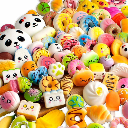 Budi 30 Piezas Kawaii Squishies Slow Rising Jumbo / Medium 