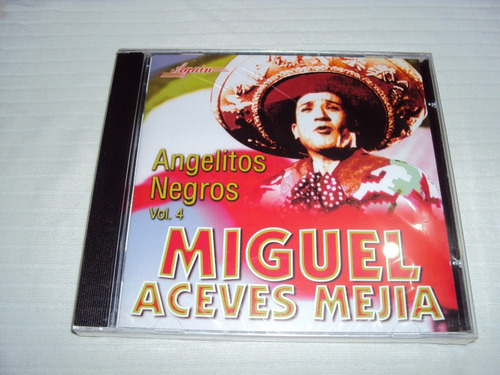 Cd Miguel Aceves Mejia Angelitos Negros Vol 4 Lacrado