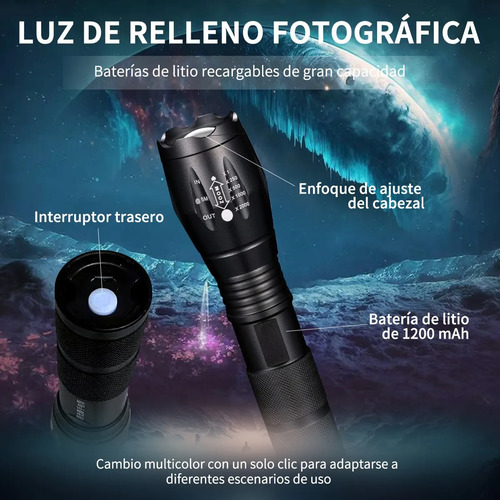 Lamparas Leds Recargable Tricolor Fill Light For Photography