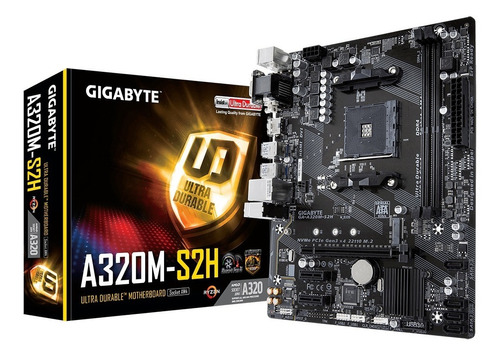 Mother Gigabyte Ga-a320m-s2h Amd 3rd Gen Ryzen Hdmi 12cts