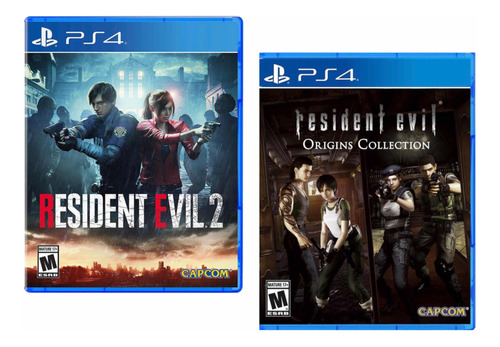 Combo Pack Resident Evil 2 Remake + Resident 1 Ps4 Nuevos*