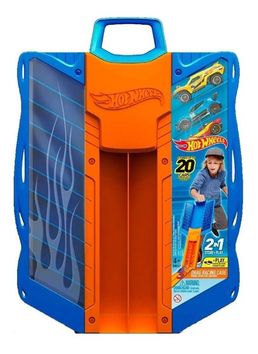 Hotwheels Valija Porta Autos Lanzador Car Case Hwcc7