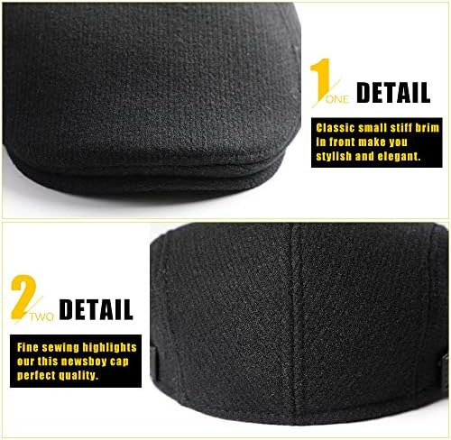 Gorra Sumolux Newsboy Para Hombre, Boina De Invierno, Gorra