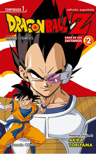 Dragon Ball Z Anime Series Saiyanos Nº 02/05 - Toriyama  - *