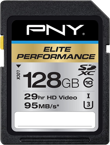 Tarjeta De Memoria Para Cámaras Pny Sdxc 128 Gb Sdhc