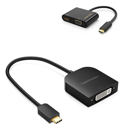 2 Articulos: Adaptador Usb Ca Hdmi Vga + Dvi