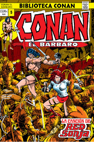 Libro Conan Barbaro V1 05 1973 Cancion Red Son - Roy Thomas