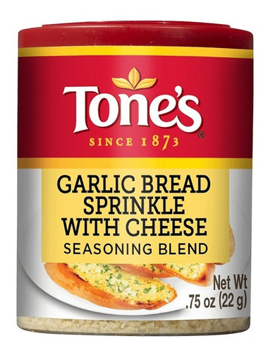 Sazonador Tone's Con Queso Para Pan De Ajo Garlic Bread 21g