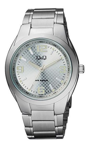 Qb52j204y - Reloj Q&q P/m Acero Hombre Color de la correa Plateado Color del bisel Plateado Color del fondo Plateado