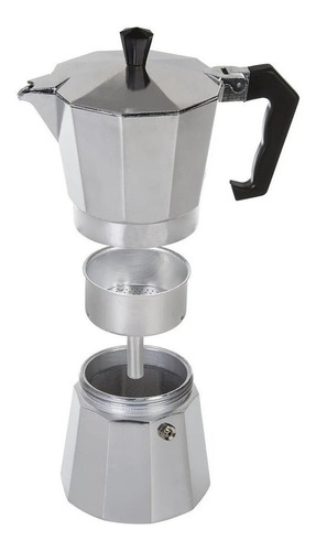 Cafetera Prensa Italiana 3 Pocillos Chica Aluminio