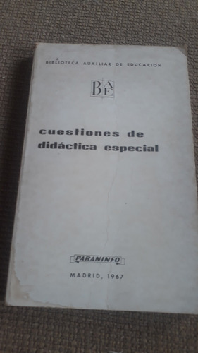 Cuestiones De Didáctica Especial  (enseñanza Primaria) 