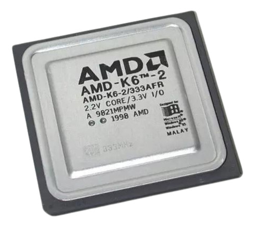 Processador Amd K6-2 333mhz Amd-k6-2/333afr Socket 7