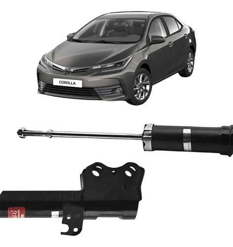 Amortecedor Dianteiro Esquerdo Kayaba Corolla 2015 A 2019