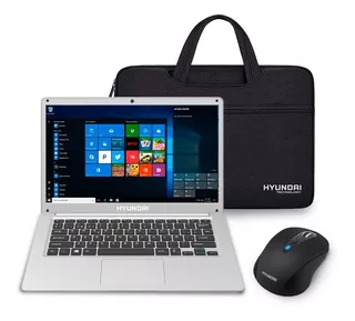 Laptop Hyundai Hybook, 14 Celeron 4gb 64gb Win10 Bundle