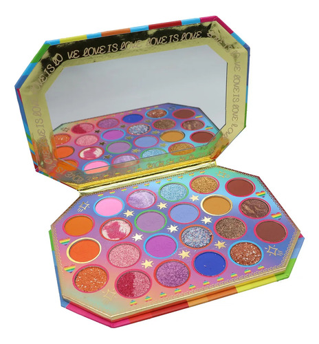 Paleta De 22 Sombras Rainbow Kevin&coco Arcoiris
