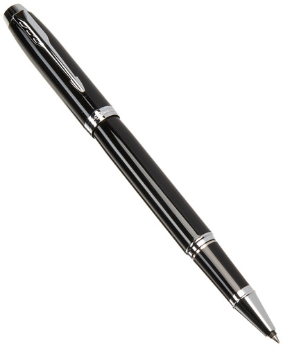 Parker Im Rollerball Pen, Black Lacquer Chrome Trim With...