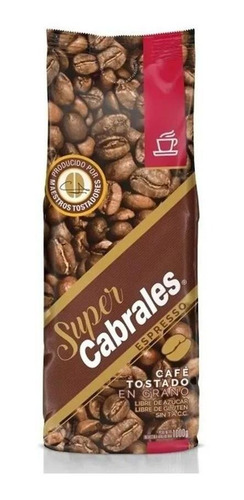 Cafe Grano Super Cabrales Espresso 1kg Tostado