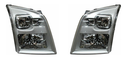 Par De Faros Ford Transit 2007 - 2013 Izq Y Der