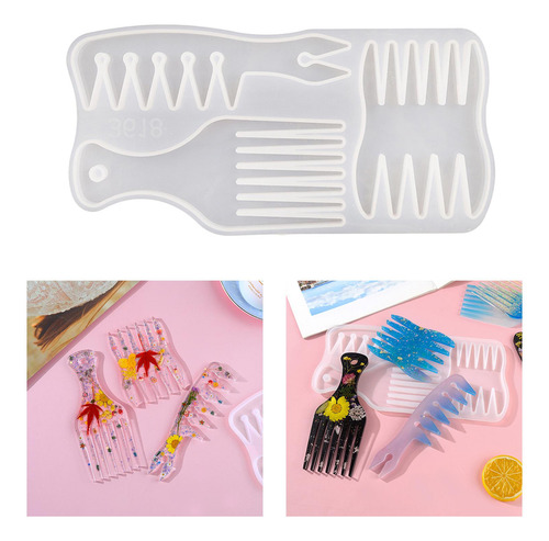 2 Molde Para Peinar El Cabello De Silicona Moldes Para Peine