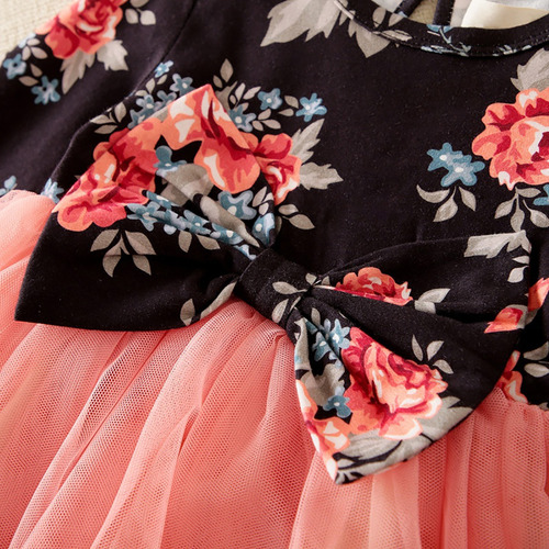 Vestido Casual Cómodo Y Fresco De Algodón Para Bebé Niña