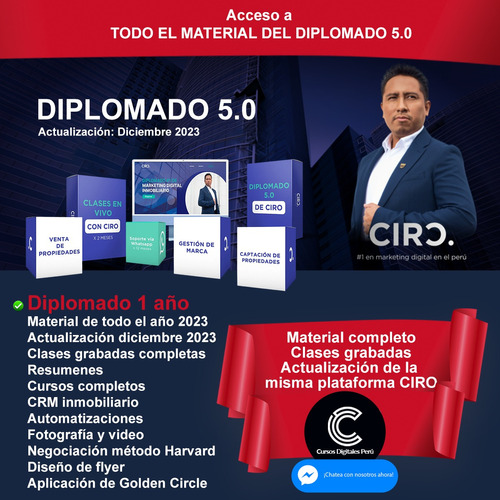 Diplomado 5.0 Completo Ciro Marketing Digital Inmobiliario