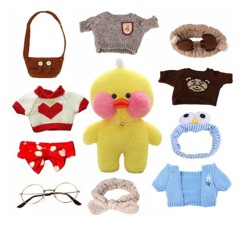 Anriy Duck Peluche Lalafanfan Ropa Accesorios 12 En Pato