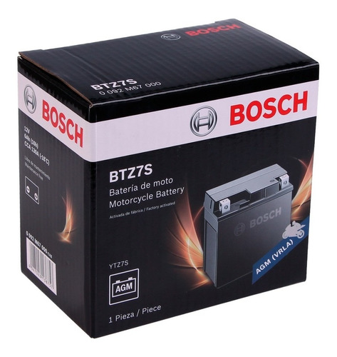 Bateria Moto Bosch Btz7s Ytz7s Bmw G 450 X