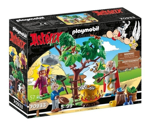 Figuras Para Armar Playmobil Astérix Panorámix Con Caldero Cantidad de piezas 57