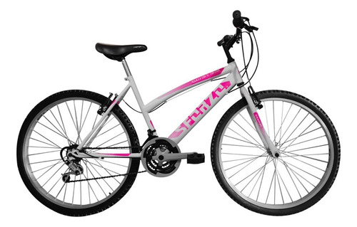 Bicicleta Dama Rin 26 En Aluminio 18 Cambios Color Blanco