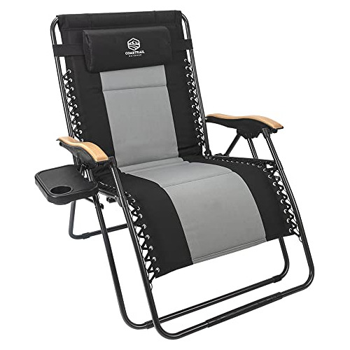 Coastrail Outdoor Zero Gravity Chair Wood Armrest Xxl Campin
