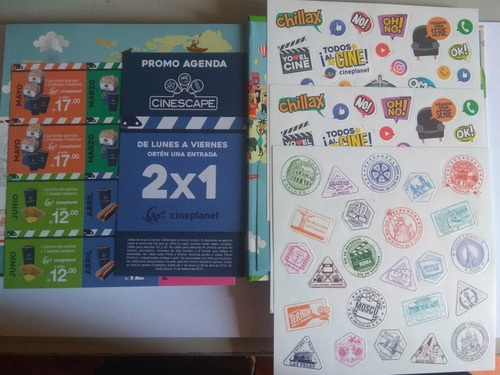Imagen 3 de 3 de Agenda Cinescape 2018 Como Nueva Original