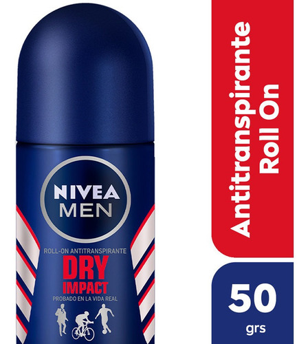 Antitranspirante Nivea Dry Impact Roll On Men X 50 Ml