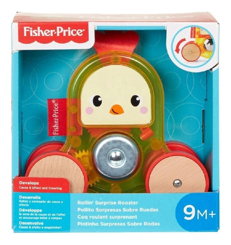 Brinquedo Pintinho Surpresa Sobre Rodas Fisher Price Gml82