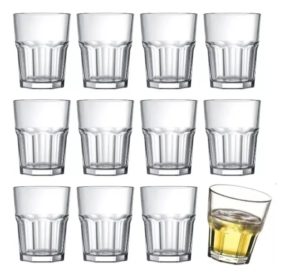 Jogo De Copos Bristol Dose 60ml Nadir - 12 Peças - Incolor