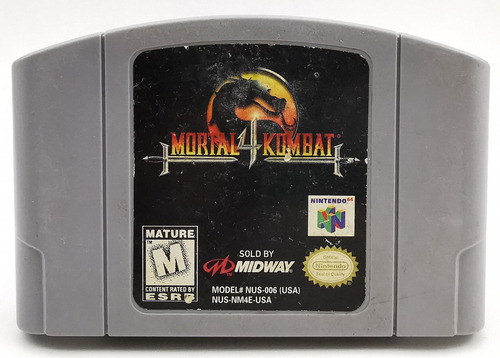 Mortal Kombat 4 N64 Nintendo 64 Iv * R G Gallery