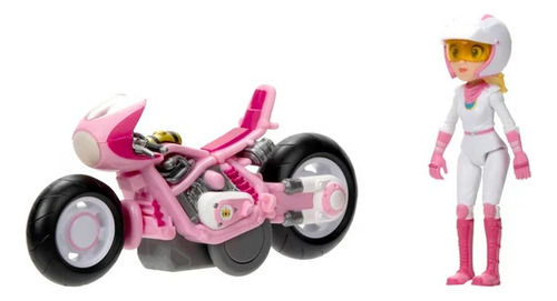 Super Mario Bros Movie Pelicula Moto Vehiculo Peach Y Figura