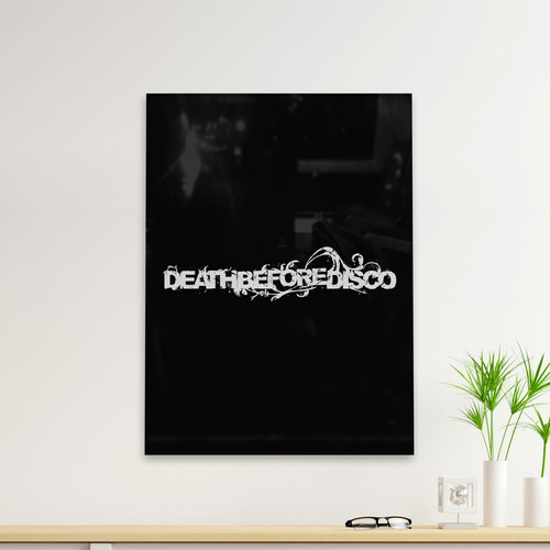Cuadro Deco Death Before Disco (d0295 Boleto.store)