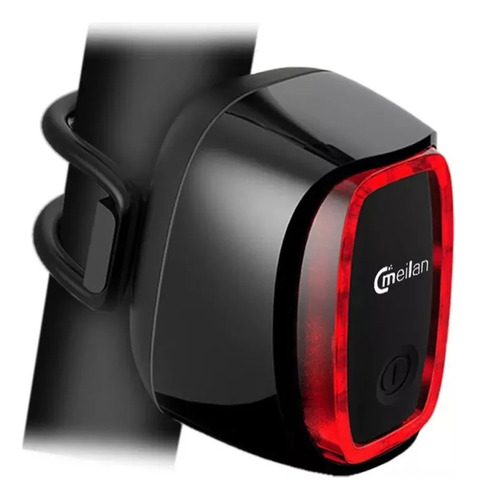 Luz Led Tras Bicicleta Recargable Para Smart Stop 50 Lumens