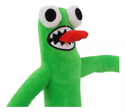 Boneco Pelúcia Roblox Rainbow Friends Green Verde Brasil Toy