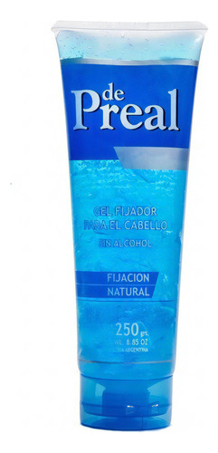 De Preal Gel Fijación Natural Pomo X 250g  Sin Alcohol