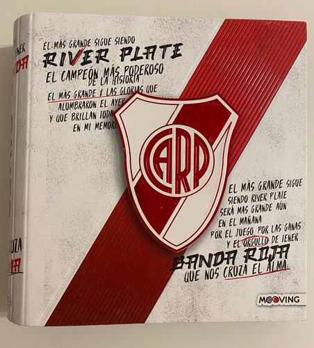 Carpeta Escolar 3 X 40 De River Plate / Impecable Estado!