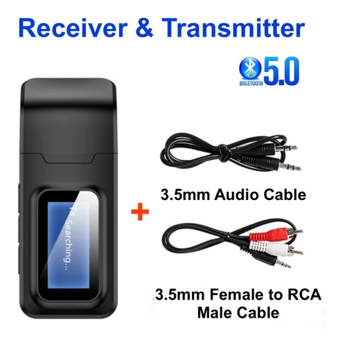 Transmisor Y Receptor Bluetooth Usb V5.0 Tv Aux / Rx - Tx