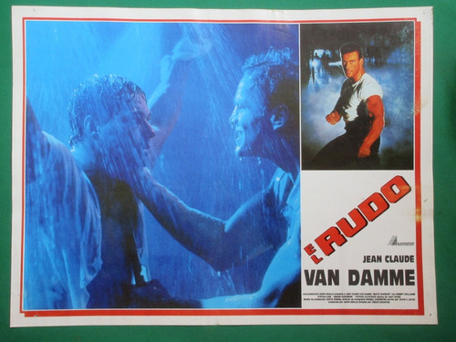 Jean-claude Van Damme El Rudo Original Cartel De Cine 5