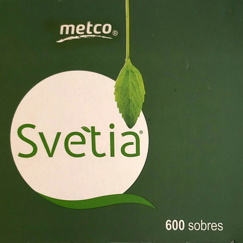 Svetia 600 Sobres De 1g Endulcorante Stevia Sustituto Azúcar