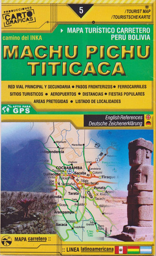 Mapa Turistico De Machu Pichu Titicaca